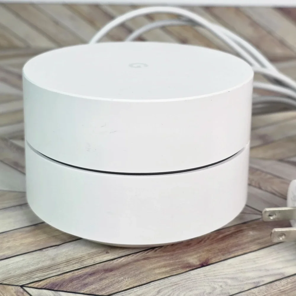 Google WiFi AC-1304 1 Port 1200Mbps Wireless Mesh Router With Power Cable TESTED
